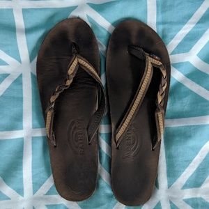 Twisted Rainbow Flip flops